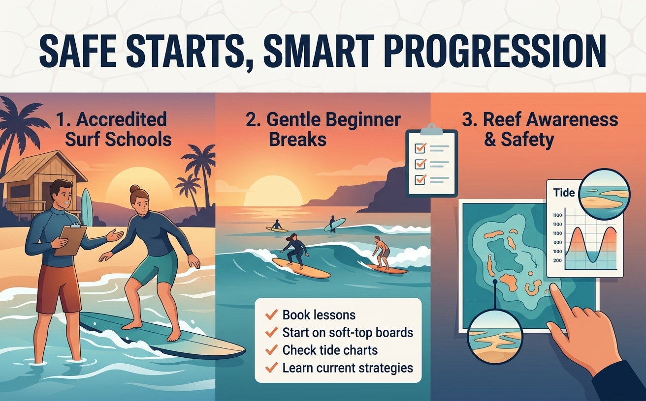 Surfers in Bali