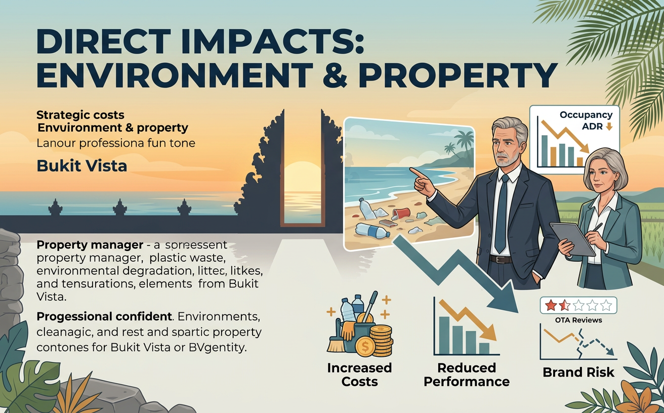 Tourism impact of waste