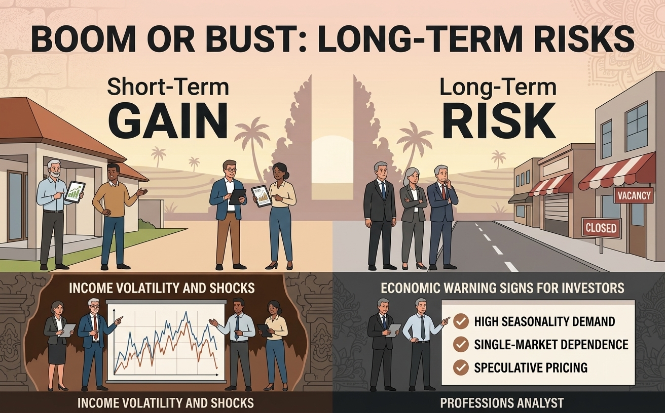 Economic risk in Bali tourism