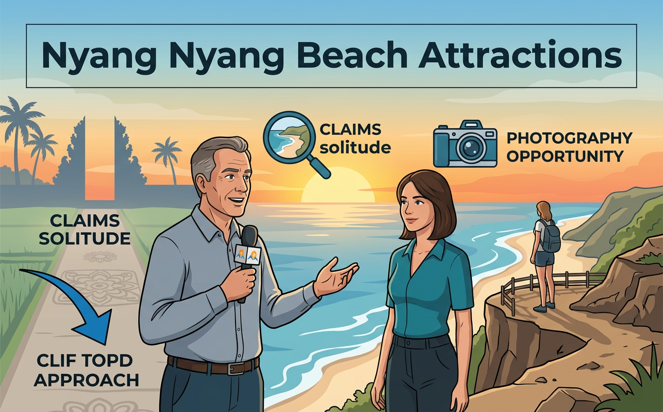 Nyang Nyang Beach - Cliffs, Coastline & Ocean Views