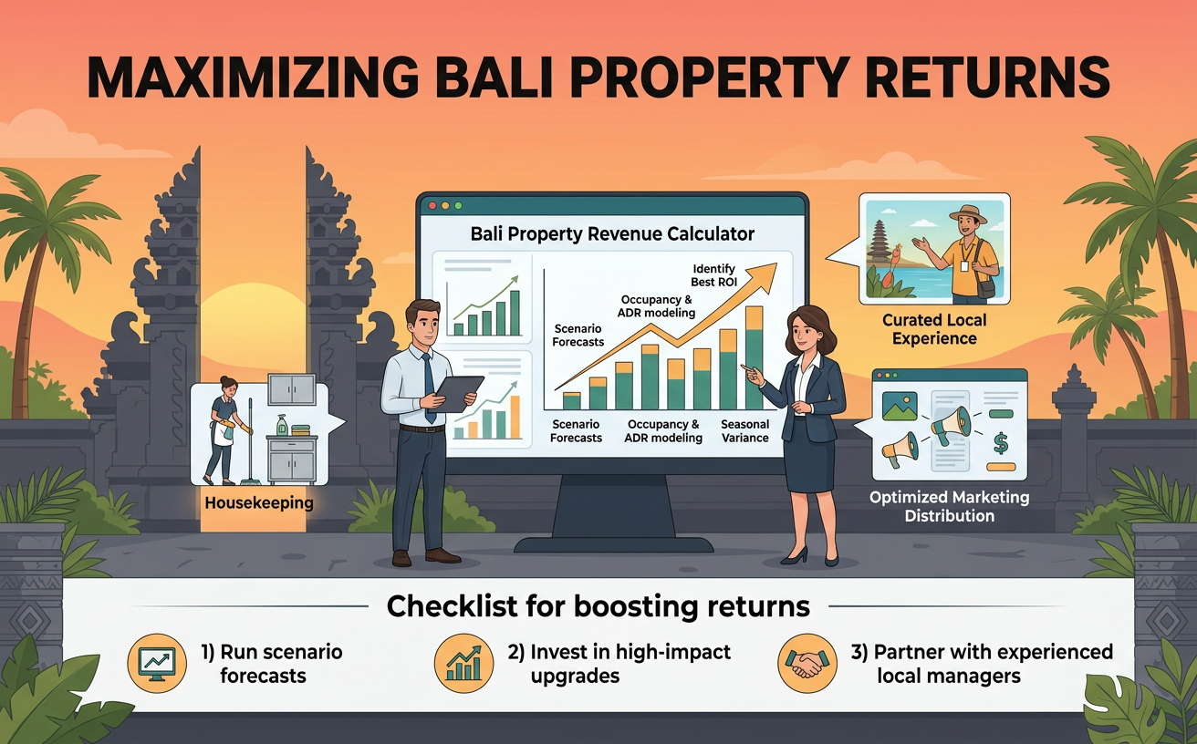 Bali property revenue calculator
