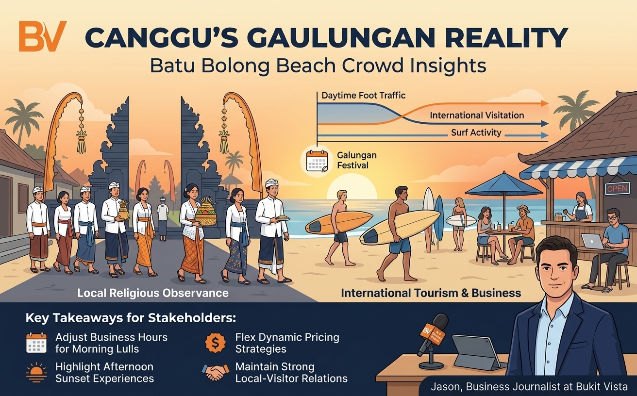 Batu Bolong Beach activity
