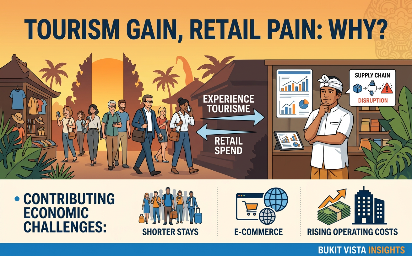 Tourism Not Transforming Retail Sales